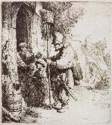 Rembrandt, The Rat-Catcher